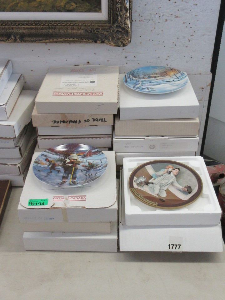 17 Ltd. Edition Collector Plates in Boxes
