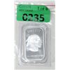 Image 1 : 1 Oz. First Nations/Buffalo .9999 Silver Bar