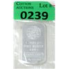 Image 1 : 1 Oz. Engelhard .999+ Silver Bar