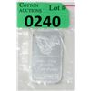 Image 1 : 1 Oz. Engelhard .999+ Silver Bar