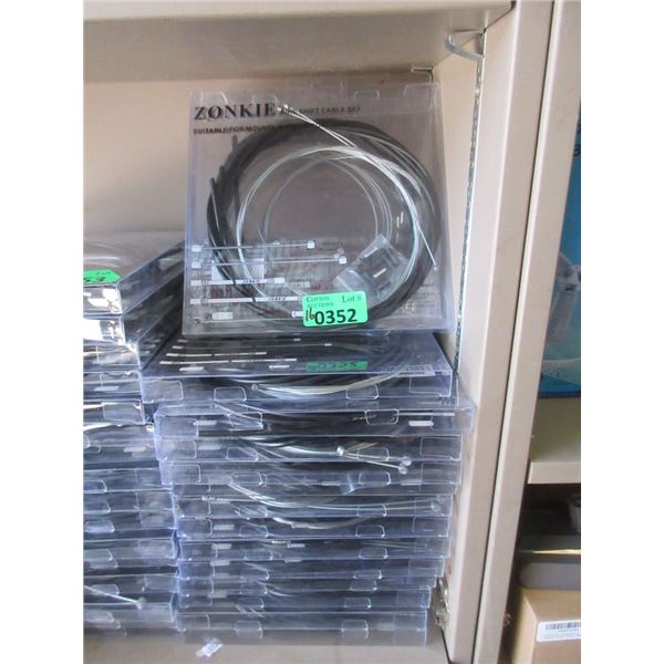 16 New Zonkie Bike Shift Cable Sets