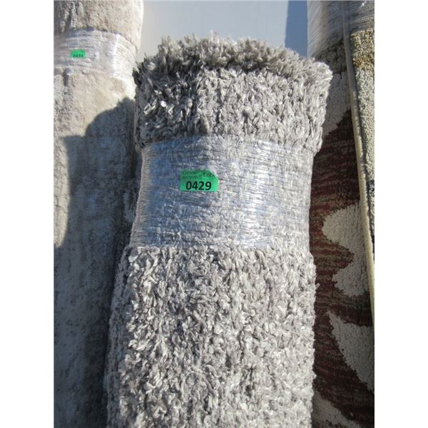 5' x 7' Grey Speckled Shag Area Carpet