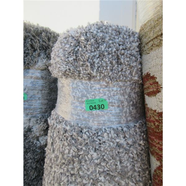 5' x 7' Grey Speckled Shag Area Carpet