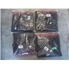 Image 1 : 4 New Hoodies with Snap-On Logo - Size Large