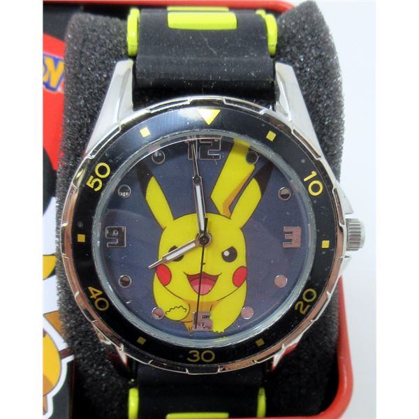 New Pokémon Analog Watch with Silicone Strap