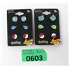 Image 1 : 2 New Sets of 3 Pokémon Stainless Steel Earrings