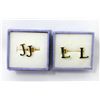 Image 2 : 28 New Pairs of Stud Earrings with Initials