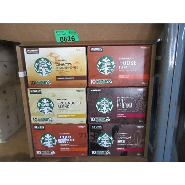 Starbuck K-Cup Variety Pack - 6 Different Coffees