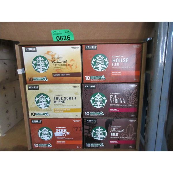 Starbuck K-Cup Variety Pack - 6 Different Coffees