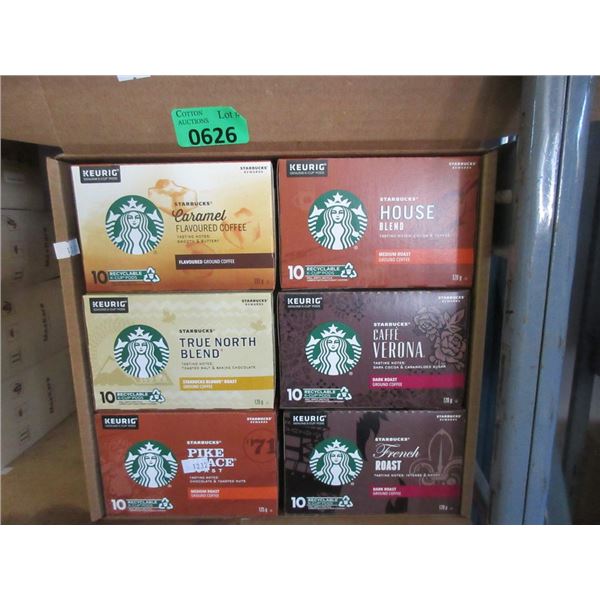 Starbuck K-Cup Variety Pack - 6 Different Coffees