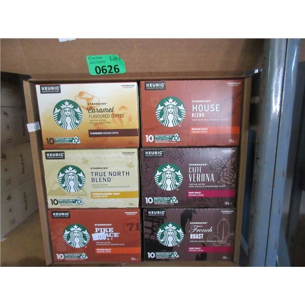 Starbuck K-Cup Variety Pack - 6 Different Coffees