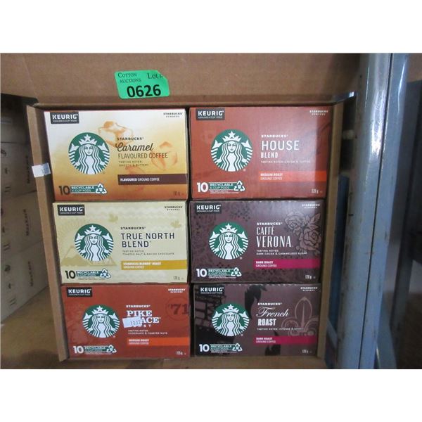 Starbuck K-Cup Variety Pack - 6 Different Coffees