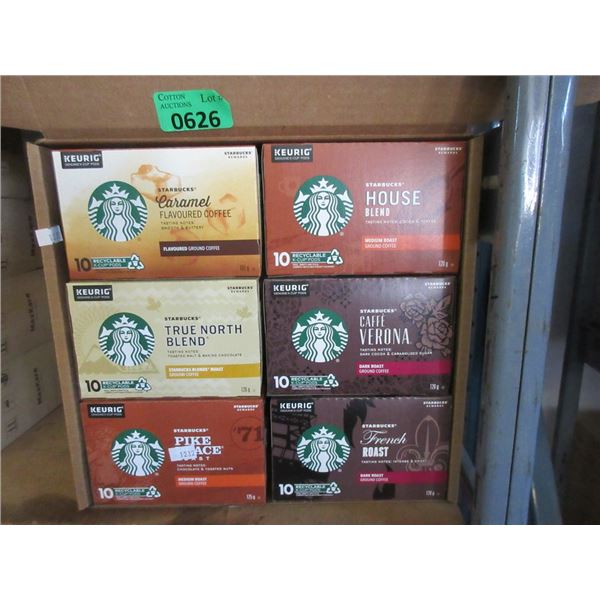 Starbuck K-Cup Variety Pack - 6 Different Coffees