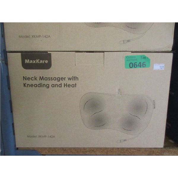 New MaxKare Neck Massager with Kneading & Heat