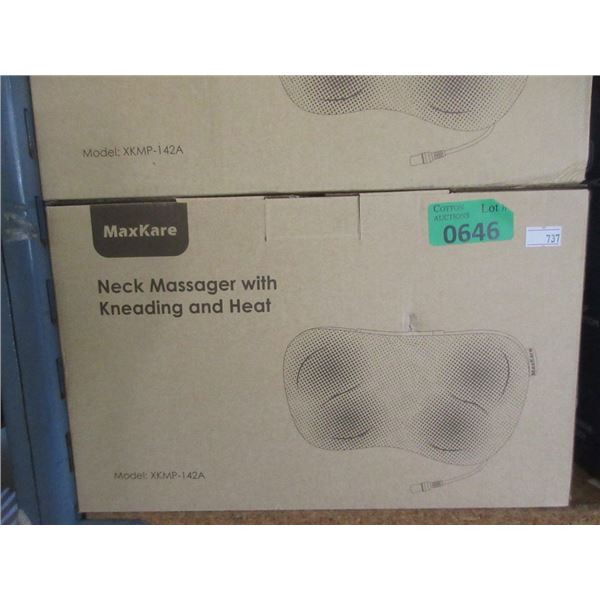 New MaxKare Neck Massager with Kneading & Heat