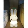 Image 1 : 9 Battery Operated 11" Tall  LED Rabbit Lamps