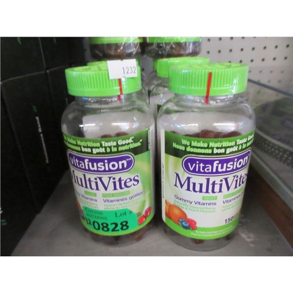 12 Bottles of 150 Multi-Vites Gummies