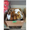 Image 1 : Box of 20 Wood Pepper Grinders - Assorted Sizes