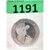 Image 1 : 1 Oz. .999 Fine Silver 2021 "Angel" Round