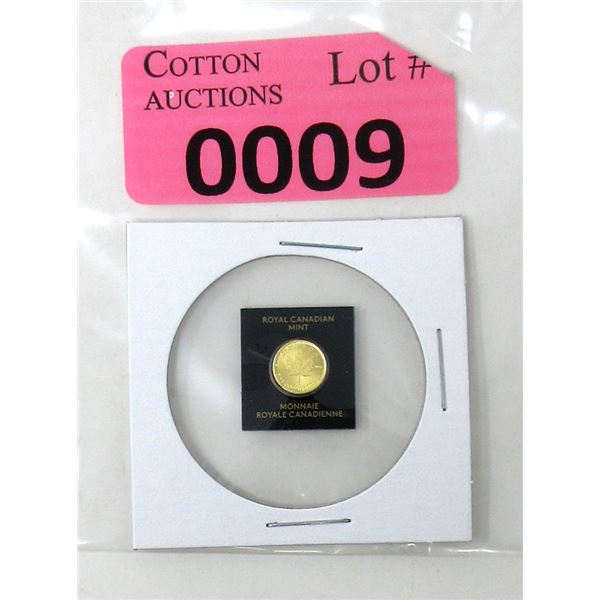 1 Gram .9999 Gold 2021 Canada Maple Leaf Coin