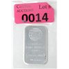 Image 1 : 1 Oz. .999+ Fine Silver Engelhard Mint Bar