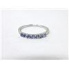 Image 1 : Sterling Silver Multi Tanzanite Ring