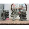 Image 1 : 3 Cast Composite Gargoyle Statues