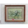 Image 1 : Framed C. M. Russell Western Print