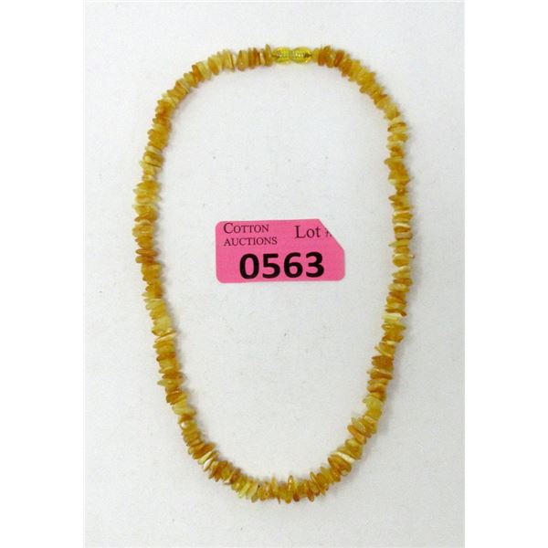 18  Butterscotch Amber Necklace