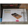 Image 1 : Bamboo In-Drawer Knife Block