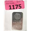 Image 1 : 1 Oz. .999+ Fine Silver Engelhard Bullion Bar