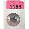 Image 1 : 1 Oz .9999 Fine Silver 2020 Maple Leaf Coin