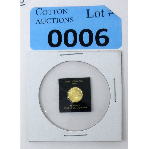 1 Gram .9999 Gold 2021 Canada Maple Leaf Coin