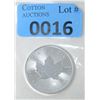 Image 1 : 1 Oz .9999 Fine Silver 2020 Canada Maple Leaf Coin