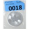 Image 1 : 1 Oz .9999 Fine Silver 2020 Canada Maple Leaf Coin