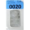 Image 1 : 1 Oz. .999+ Fine Silver Engelhard Mint Bar