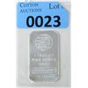 Image 1 : 1 Oz. .999+ Fine Silver Engelhard Mint Bar