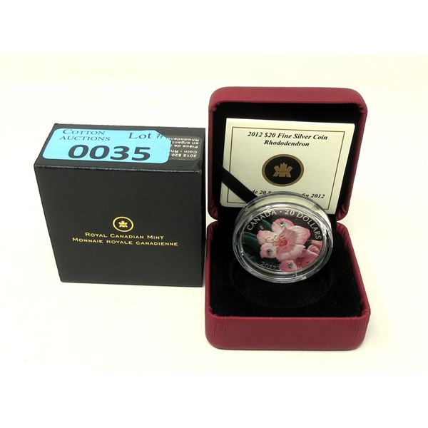 2012 Canada .9999 Silver $20 Coin