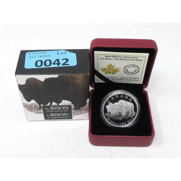 2014 Canada .9999 Silver $20 Coin