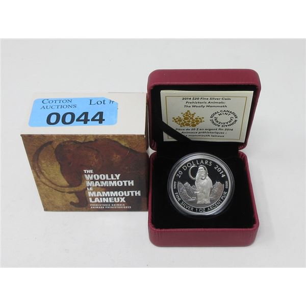 2014 Canada 31.39 Grams .9999 Silver $20 Coin