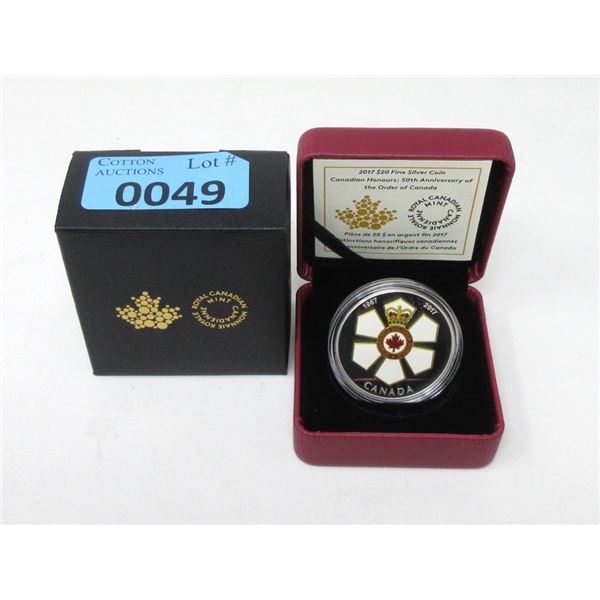 2017 Canada 31.83 Grams .9999 Silver $20 Coin