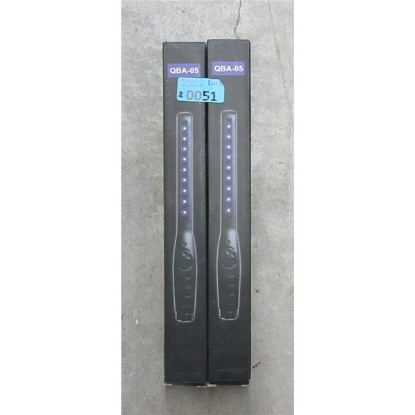 2 New 14" Portable UV Light Sanitizer Wands