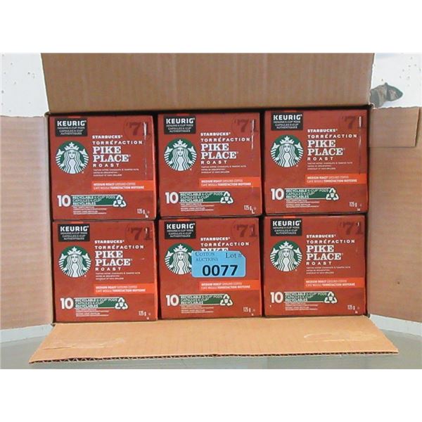 Case of Starbucks K-Cup Pike Place Coffee