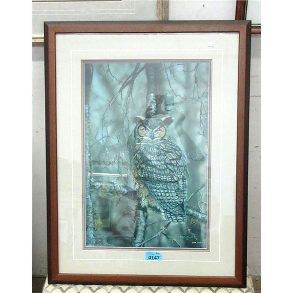 1993 Renatto Muccillo Ltd. Edition Print of Owl