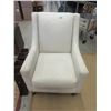 Image 1 : Fabric Upholstered Chair with Nail Head Detail