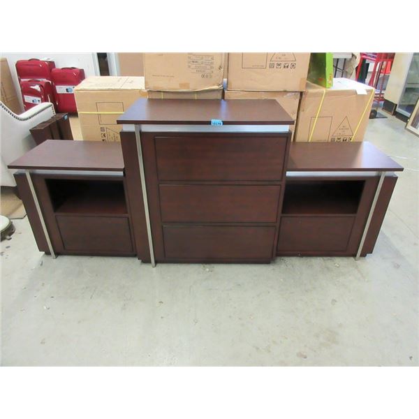 TV Stand with Drawers & 2 End Tables