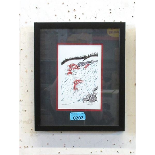 Richard Shorty Framed Print - Up the Creek