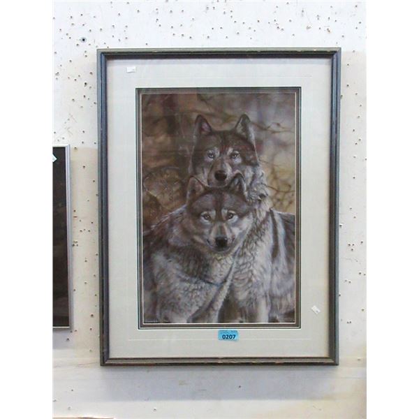 1991 Renatto Muccillo Ltd. Edition Print of Wolves