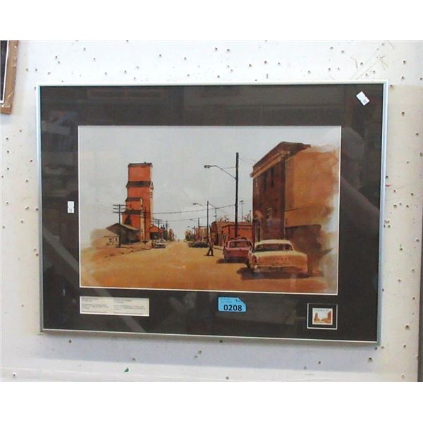 Tom Bjarnason Framed Print and Stamp