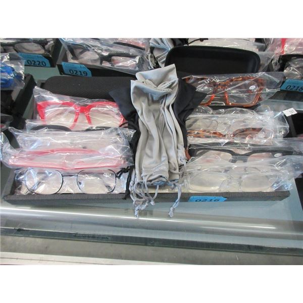 12 New Pairs of +4.00 Reading Glasses